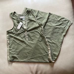 Anthropologie Moss Green Dress